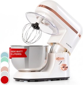 Klarstein Bella Elegance, konyhai robotgép, 1800 W, 1,7 PS, 6 fokozat, 5 L