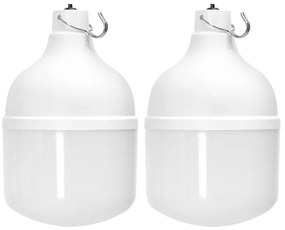 Aigostar - LED Napelemes csillár 2xLED/35W/12V 6000 mAh 6500K átm. 10 cm