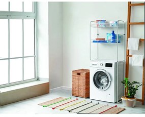 Sky Wash fehér kétszintes polc mosógép fölé - Metaltex