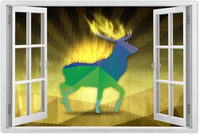 Poszterek 60x40 Felszarvazott modern grafika