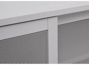 Szürke fém TV-állvány 160x55x45 cm Veep – Unique Furniture