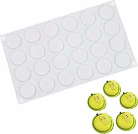 3D szilikon öntőforma csokoládéhoz cukorka zselé 24 lyukú