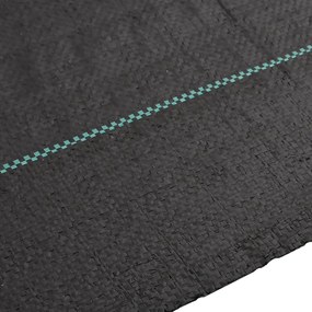 fekete PP talajtakaró membrán 4x25 m