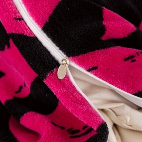 Mikroplüss ágyneműhuzat AMORYS rózsaszín Ágyneműhuzat mérete: 70 x 80 cm | 140 x 200 cm