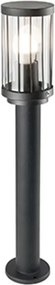 POLUX 312310 FIORD Modern Kültéri Állólámpa Matt Fekete E27 IP44