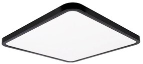 Top Light - LED Mennyezeti lámpa REVIT LED/50W/230V 3000-6500K 50x50 cm fekete + távirányító