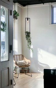 KAJA K-4037 ESTERA Fekete Színű Függeszték 1xE27 15W IP20