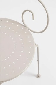 Bézs fém kerti szék Etienne – Bizzotto