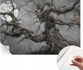 Fotótapéta Öntapadós Dekoratív tapéta Rejtélyes bagoly 152x104 cm