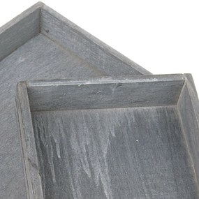 2 db Firry fa tálca szett, szürke