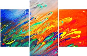 Kép - Színes absztrakció (90x60 cm)