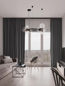 Függeszték Fekete ODILLIA NOVA LUCE 9009249