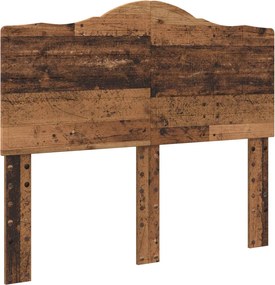 vidaXL Fejtámla Öreg fa 120 cm Faanyag