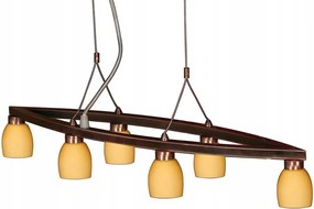 Candellux lámpaernyő 64 cm G9 fehér, narancssárga