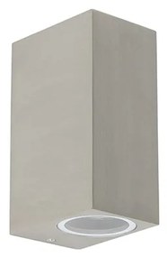 2 db modern fali lámpa szett alumíniumból, 2-lámpás, IP44 - Baleno