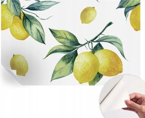 Öntapadós fotótapéta a konyhába Mosható Citrom motívum 416x254 cm