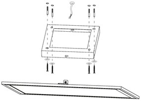 Eglo 99416 - SALOBRENA-C LED RGBW 20W mennyezeti lámpa, dimmelhető, DO-val