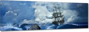 Képek 150x50 Vihar Tenger Hajó Tájkép