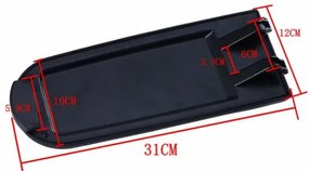Könyöktámasz fedél Škoda OCTAVIA 1 (1U), szürke, textil borítás