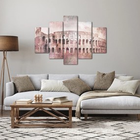 Kép - Vintage képeslap a városról N⁰2 (150x105 cm)