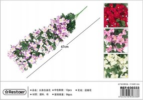 Mesterséges virágzó ág realisztikus dekoráció 67cm