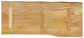 tömör mangófa természetes élű asztallap 90 x 40 x 2,5 cm