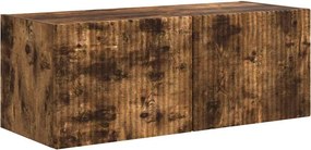 vidaXL TV Fali Szekrény Füstölt tölgy 60 x 31 x 29.5 cm Faanyag