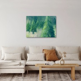 Kép - Festett tűlevelűek (70x50 cm)
