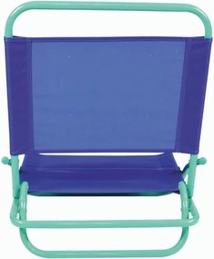 Összecsukható strandszék készlet PVC  2 db kék-zöld