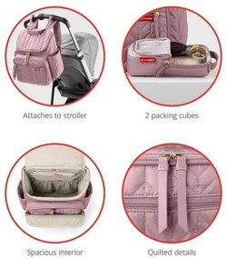 Skip Hop - FORMA Muave Mist pelenkázó hátizsák babakocsihoz