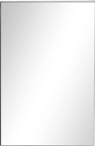 kleankin Ezüst Fürdőszoba Szekrény Tükörrel, Fali Rögzítésű, Ajtós és 3 Tárolópolcos | Aosom