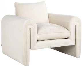 SANDREL exkluzív fotel - fehér