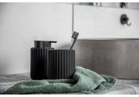 Belluno fekete kerámia fogekfetartó pohár - Wenko