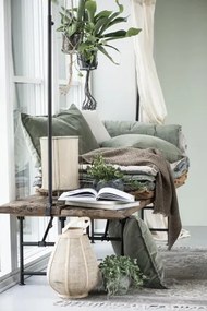 Gyertya lámpás textil oldalú, méret S