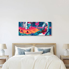 Kép - a herceg és a sárkány hercegnő (120x50 cm)