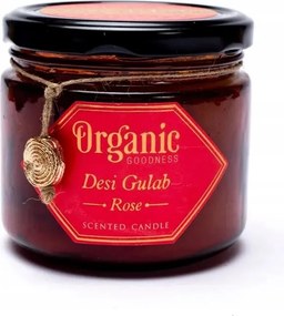 Szója illatgyertya Song of India Desi Gulab Rose