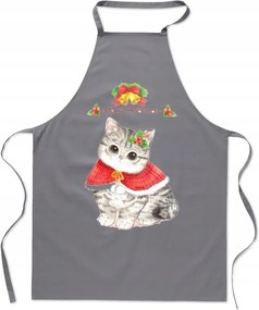 Konyhai kötény Karácsonyi Merry Christmas Cica Karácsony