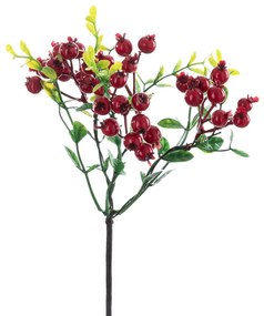 Bogyós ág, 28.5cm magas - Piros