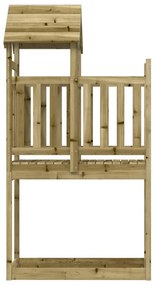 impregnált fenyőfa játszótorony 52,5 x 110,5 x 214 cm