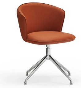 Narancssárga kárpitozott étkezőfotel szett 2 db-os Add – Teulat