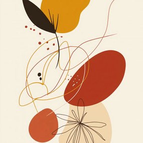 Poszter 80x80cm SzĂnes Ćsz dallama