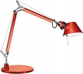 Artemide Tolomeo Micro asztali lámpa piros, E14, állítható, A011810