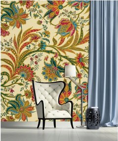 Flizelin fotótapéta Virágos Paradicsom Elegáns Virágok Minták 206x275 +ragasztó