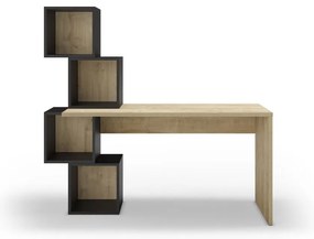 Íróasztal tölgyfa dekorral 60x154 cm Cubik – Marckeric