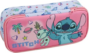 Disney Lilo és Stitch, A csillagkutya Scrapbook 2 rekeszes tolltartó 26 cm