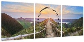 Kép - Hegyi ösvény (órával) (90x30 cm)