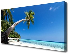 Vászonkép falra Palm Beach Sea Landscape 120x60 cm