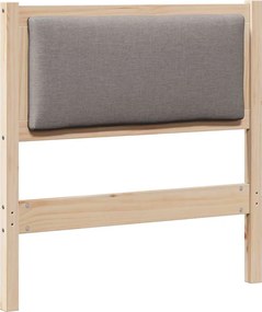 vidaXL Fejtámla Egyéb Barna 80 cm Tömör fenyőfa