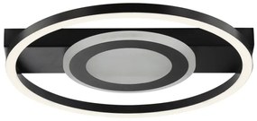 Brilliant -LED RGBW dimmelhető mennyezeti lámpatest MAUREEN LED/20W/230V 3000-6500K fekete+ távirányító