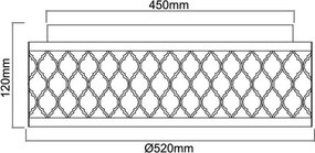 Orlicki Design CAVALLI CROMO OR81008 Süllyesztett mennyezeti lámpa 3x15W/E27